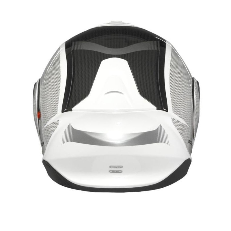 Szczękowy kask motocyklowy Scorpion EXO-930 Cielo perłowo biało-czarny