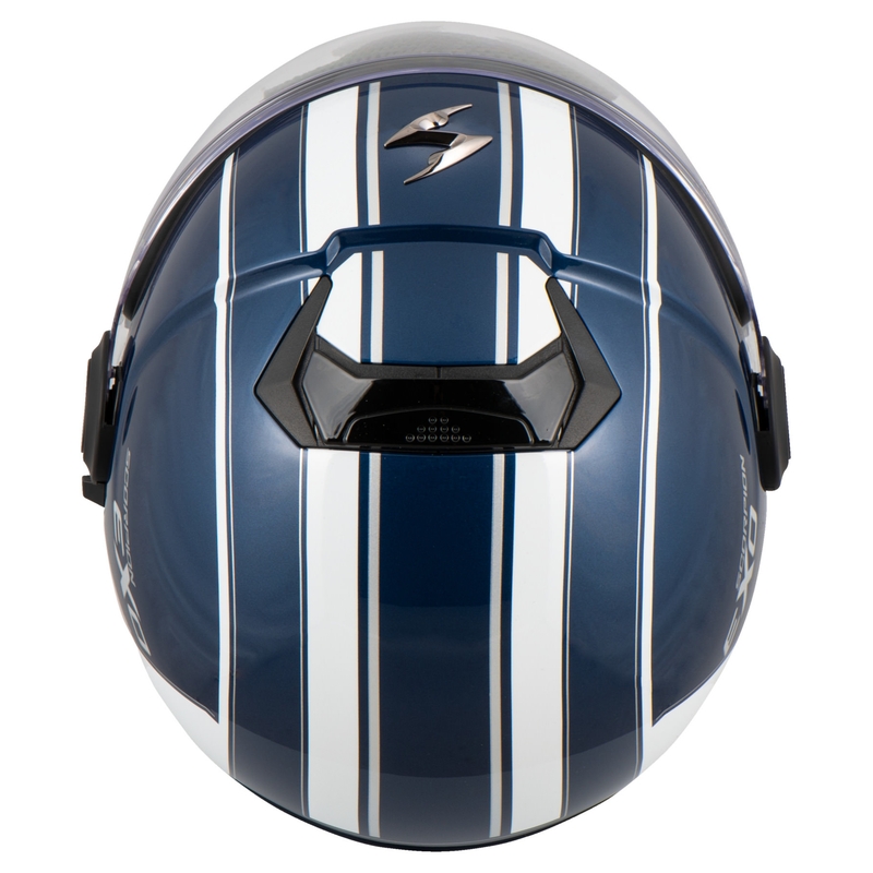 Kask motocyklowy otwarty SCORPION EXO-CITY SCOOT granatowo-biały