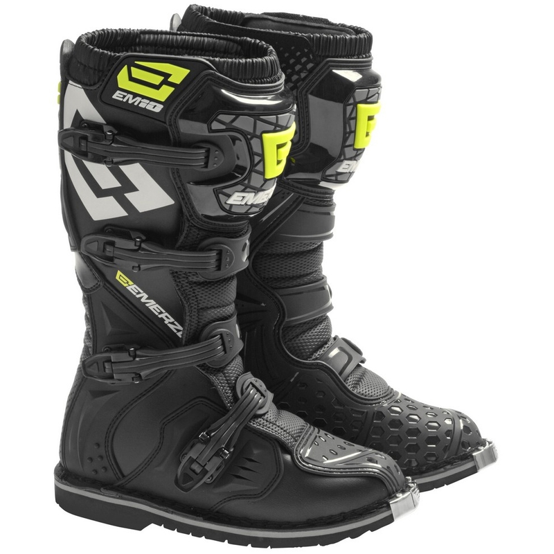 Buty motocyklowe Emerze EM10 czarno-fluo żółte