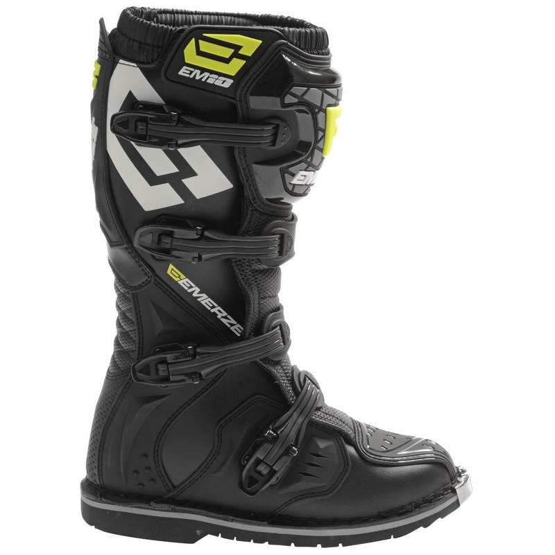 Buty motocyklowe Emerze EM10 czarno-fluo żółte