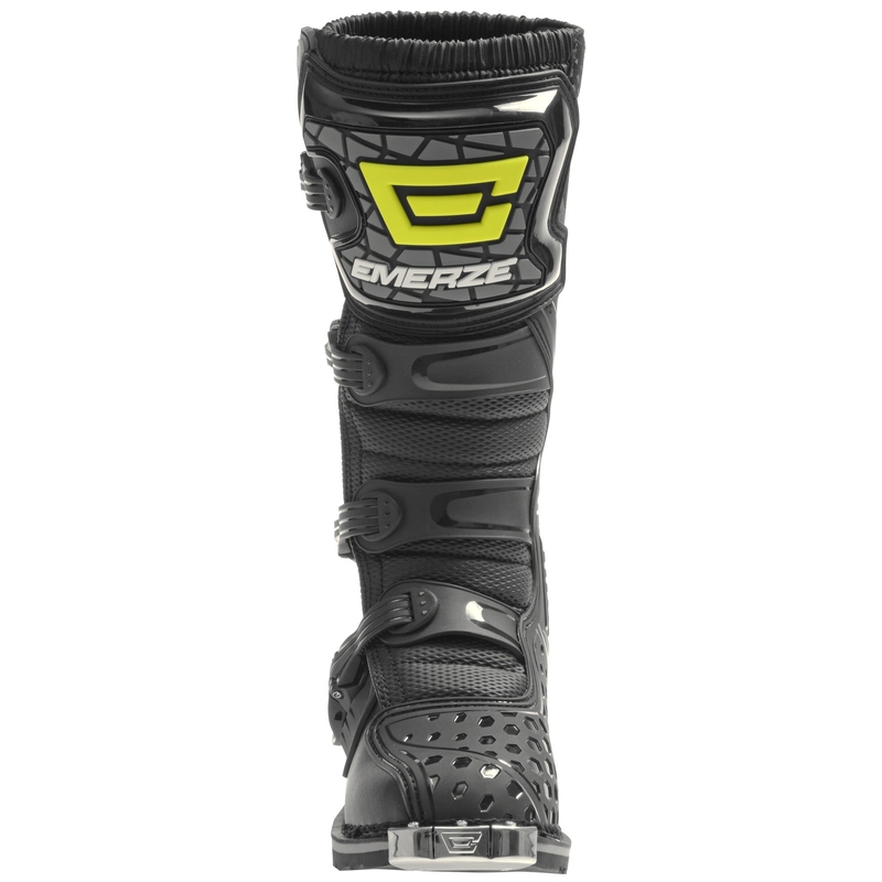 Buty motocyklowe Emerze EM10 czarno-fluo żółte