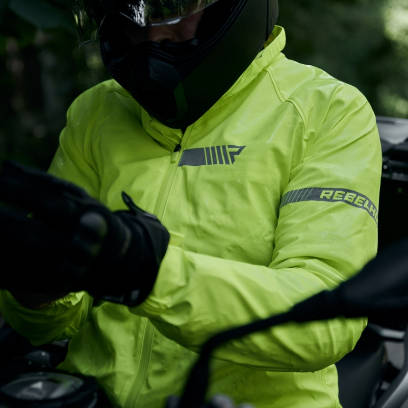 Kurtka przeciwdeszczowa Rebelhorn Ocean fluo yellow