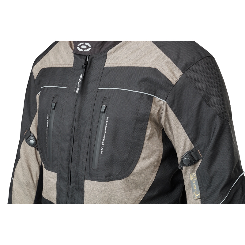 Kurtka motocyklowa 4SQUARE Climber khaki-czarny wyprzedaż
