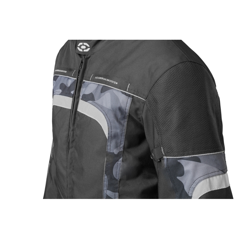 Kurtka motocyklowa 4SQUARE Titan black-grey camo wyprzedaż