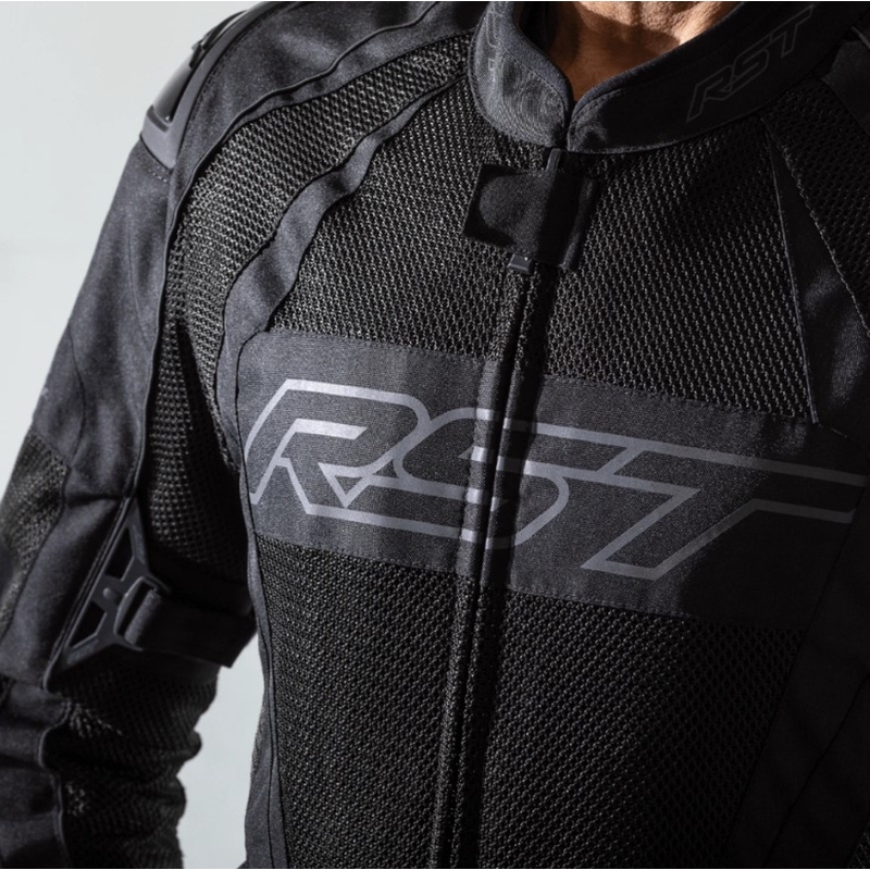 Kurtka motocyklowa RST Tractech Evo 4 Mesh Lightweight CE czarna wyprzedaż