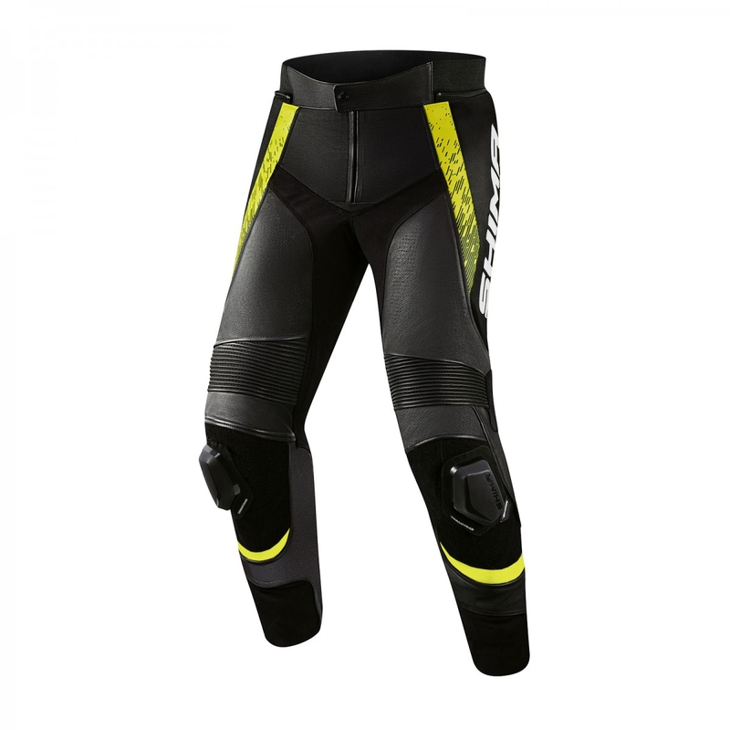 Shima STR 2.0 spodnie motocyklowe czarny-fluo żółty