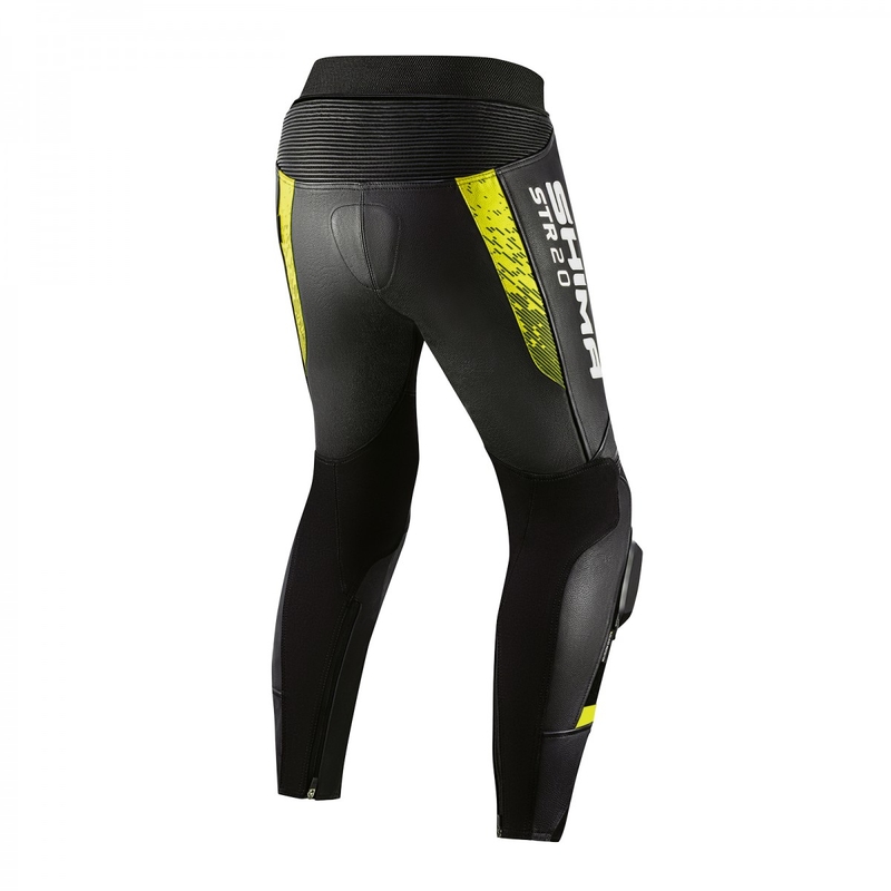 Shima STR 2.0 spodnie motocyklowe czarny-fluo żółty