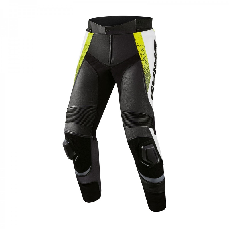 Spodnie motocyklowe Shima STR 2.0 black-white-fluo yellow.