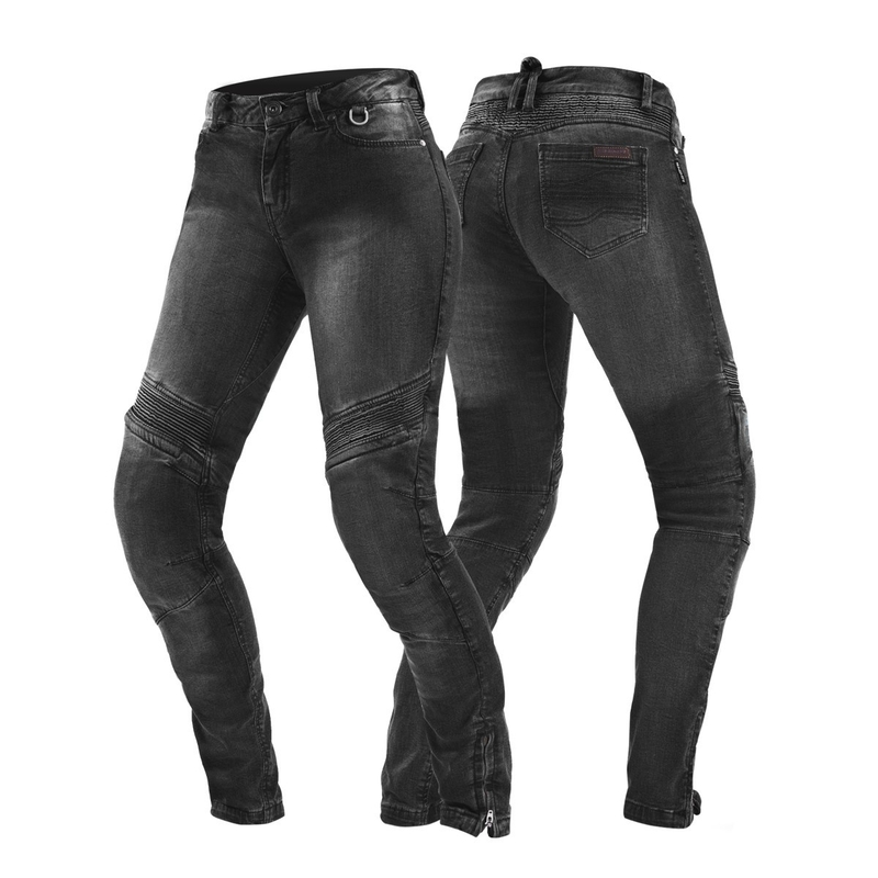 Damskie jeansy motocyklowe Shima Jess czarne