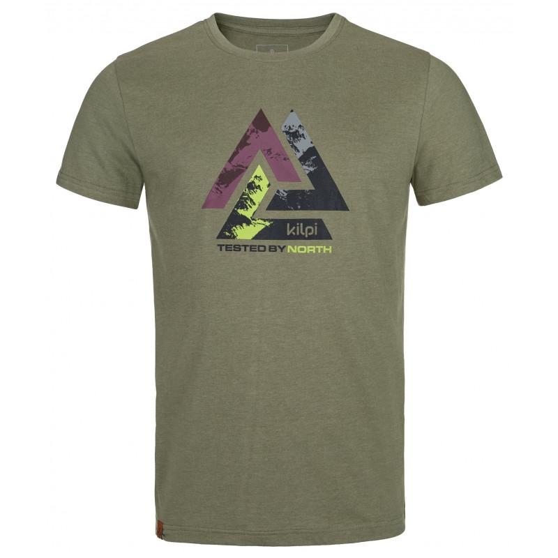T-shirt Kilpi Enero khaki wyprzedaż