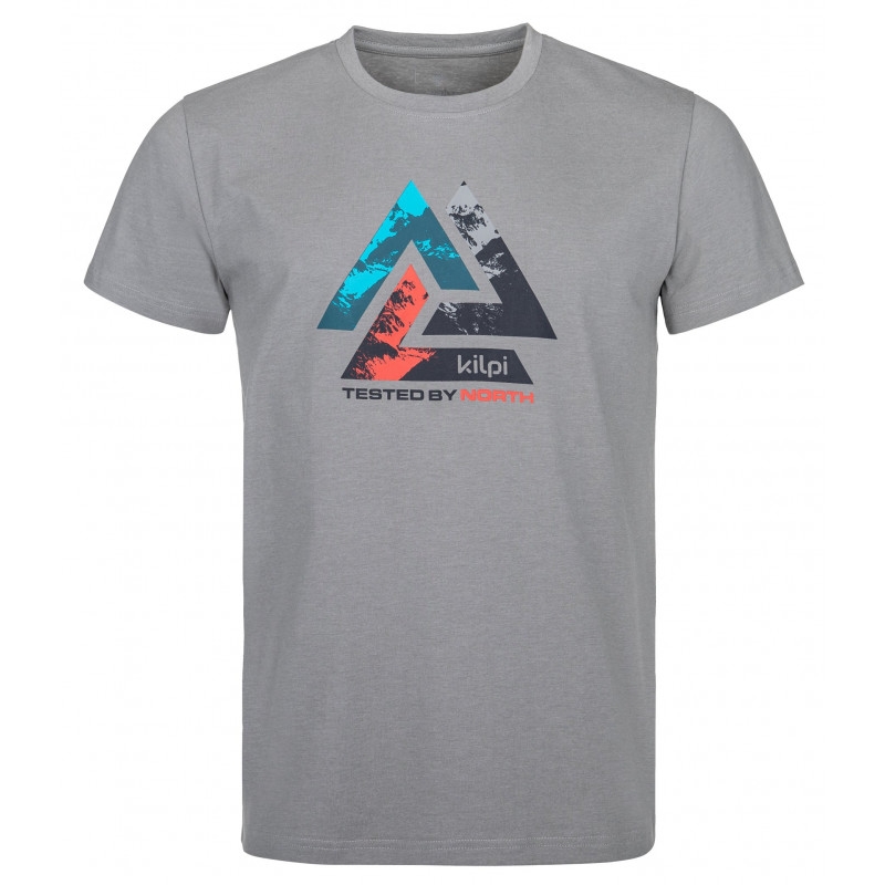 T-shirt Kilpi Enero jasnoszary wyprzedaż