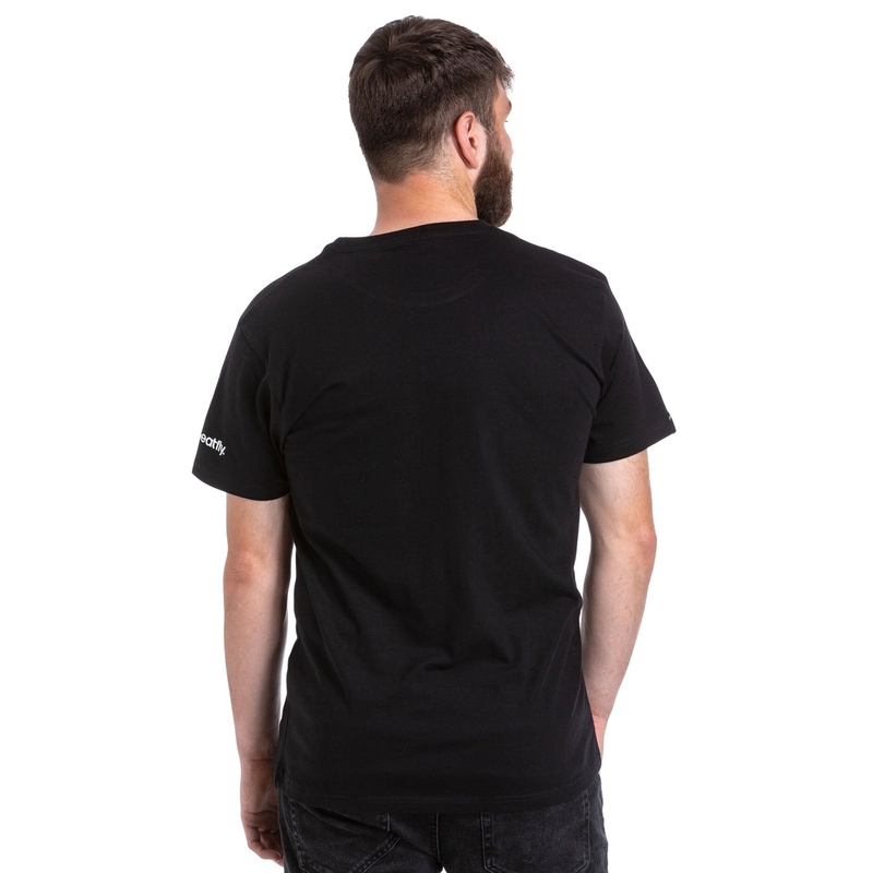 T-shirt Meatfly Glazy czarny wyprzedaż