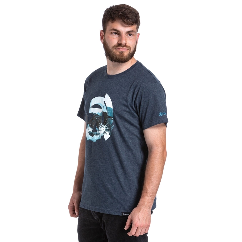 T-shirt Meatfly Glazy granatowy wyprzedaż