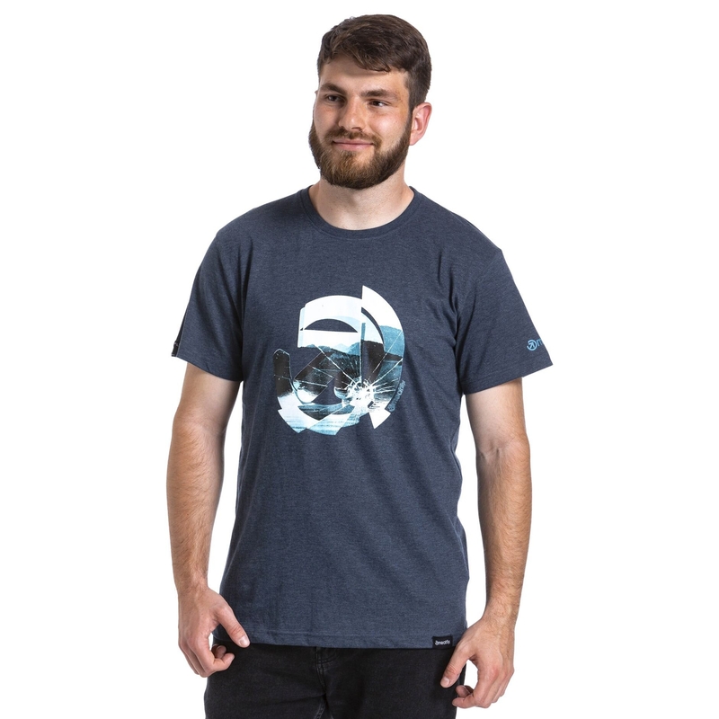 T-shirt Meatfly Glazy granatowy wyprzedaż