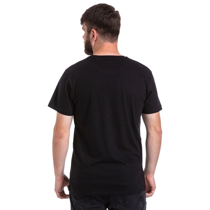T-shirt Meatfly Mounty czarny wyprzedaż