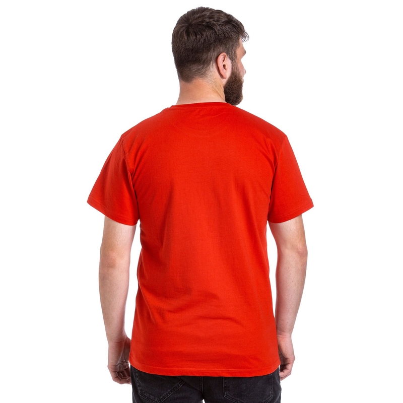 T-shirt Meatfly Mounty czerwony wyprzedaż