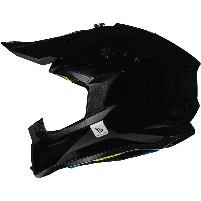 MT Falcon Solid Motocross Helmet Black