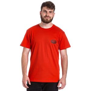 T-shirt Meatfly Ride Till Death czerwony wyprzedaż