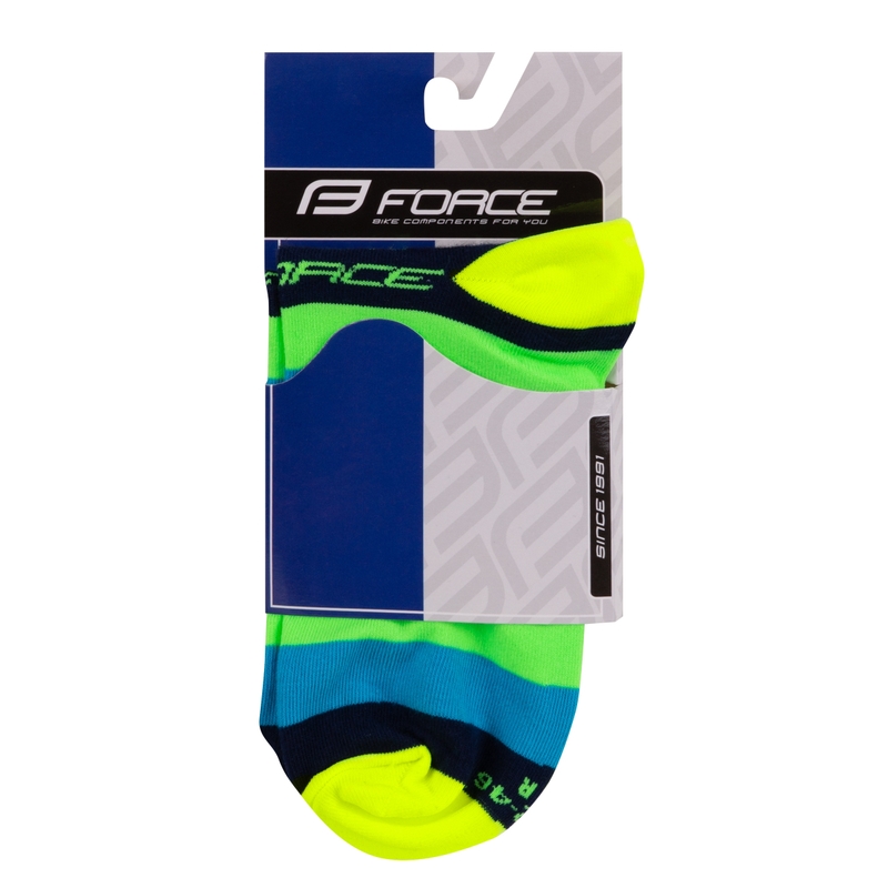 FORCE Sprocket Socks Yellow wyprzedaż