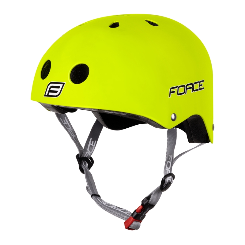 Cyklo přilba FORCE BMX fluo žlutá výprodej