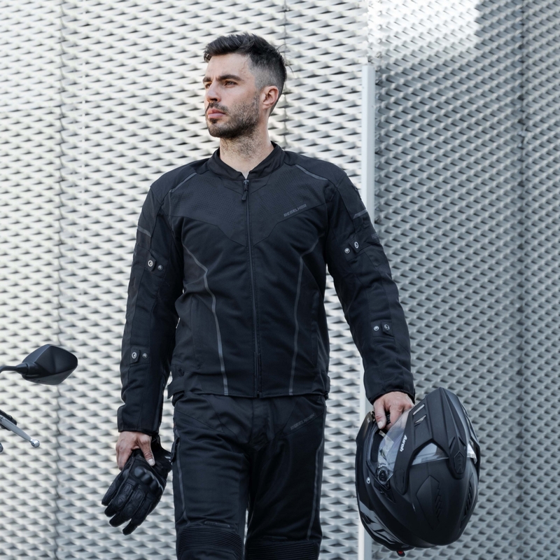 Rebelhorn Hiflow IV kurtka motocyklowa czarna wyprzedaż
