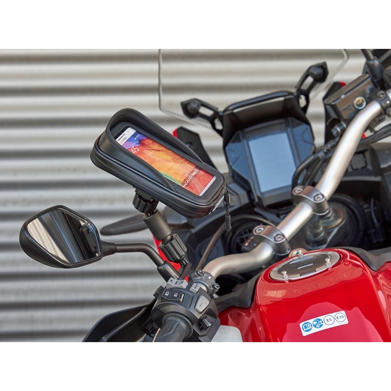 Smartphone holder SHAD phone size up to 180x90mm (6,6") on mirror