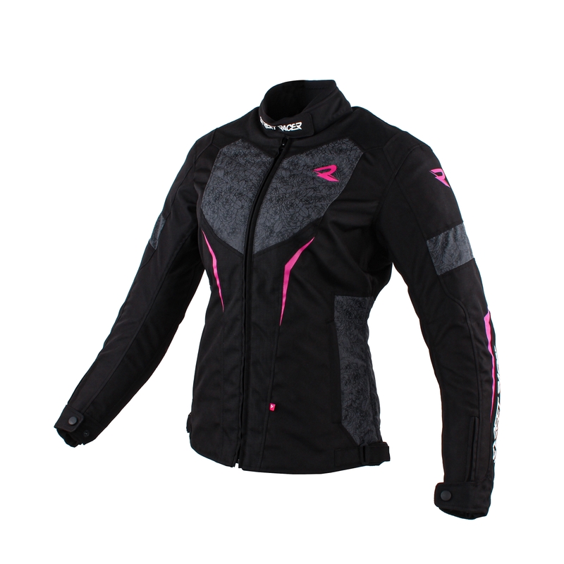 Damska kurtka motocyklowa Street Racer Rose Black-Grey-Pink Wyprzedaż