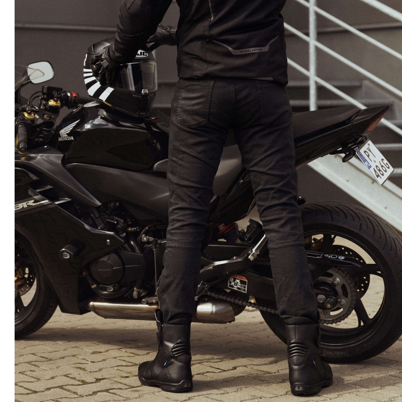 Rebelhorn Hawk III Black Motorcycle Jeans wyprzedaż