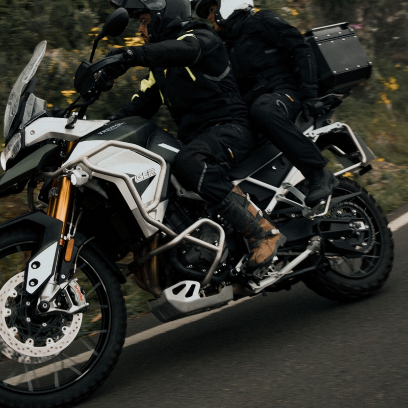 Spodnie motocyklowe Rebelhorn Hardy II czarne wyprzedaż