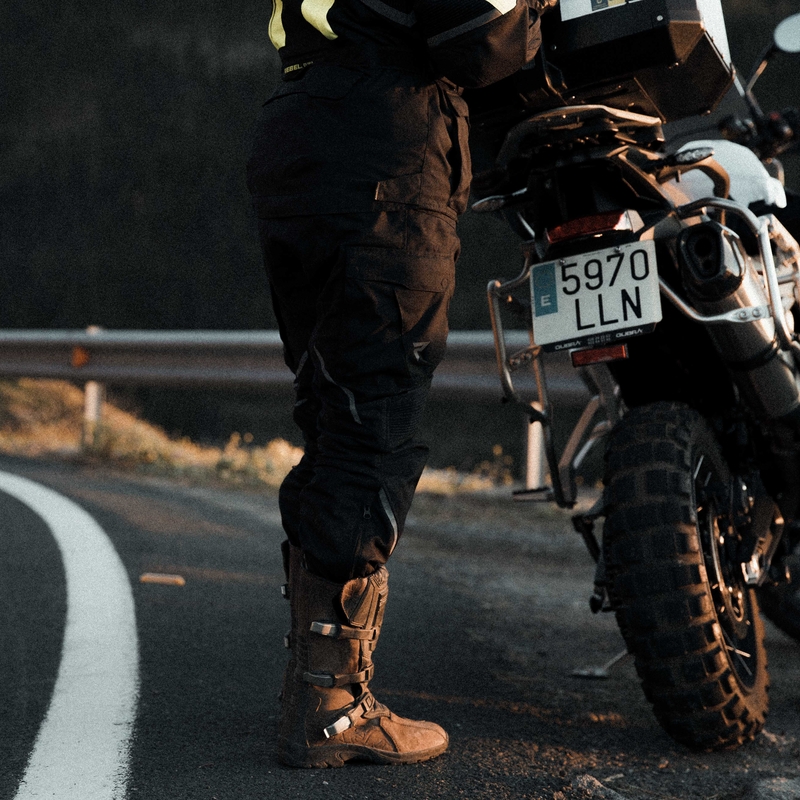 Spodnie motocyklowe Rebelhorn Hardy II czarne wyprzedaż