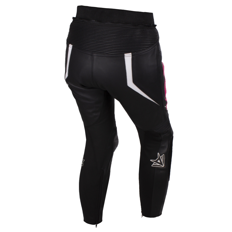 Dwuczęściowy kombinezon damski RSA Flow II black-white-fluo pink wyprzedaż prześwitująca