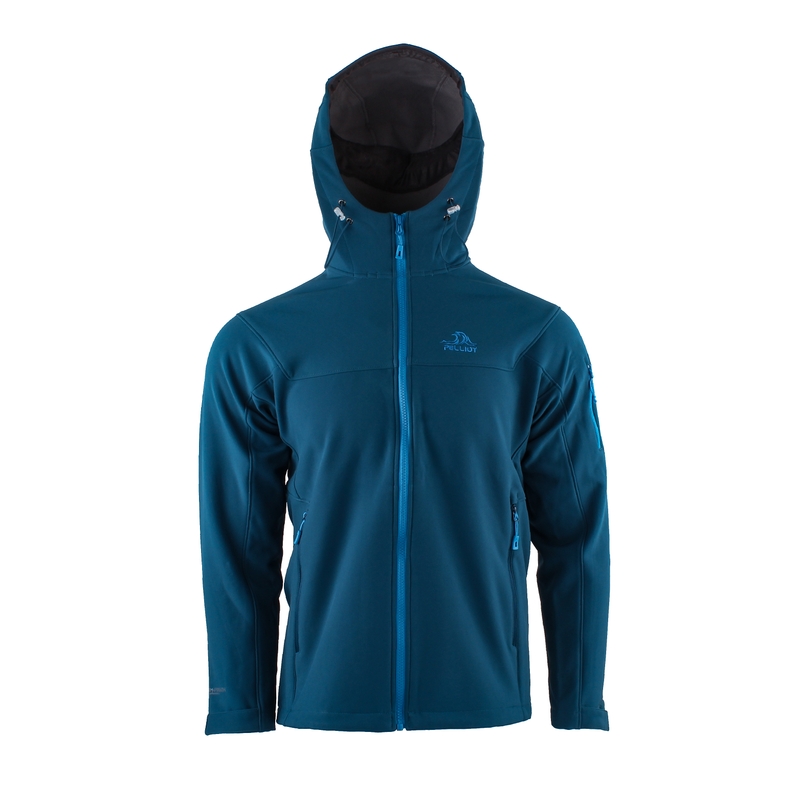 Męska kurtka softshell Pelliot Trekking blue wyprzedaż