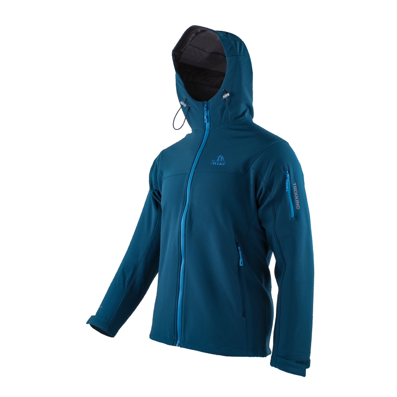 Męska kurtka softshell Pelliot Trekking blue wyprzedaż