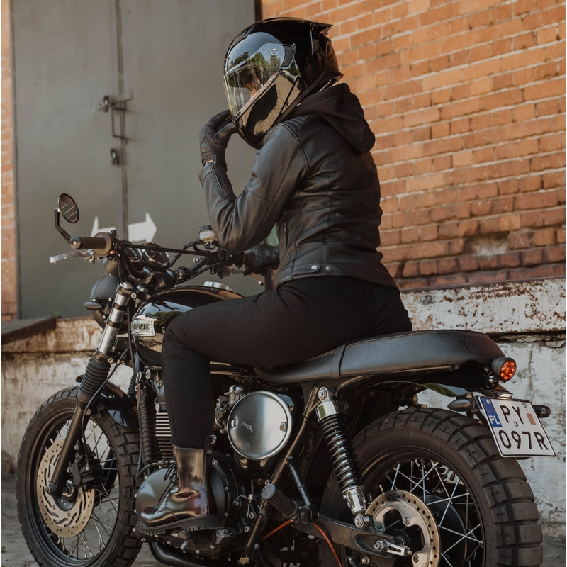 Kurtka motocyklowa Ozone Striker dla kobiet czarna