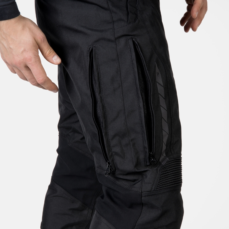 Spodnie moto Rebelhorn Hiker III czarne wyprzedaż