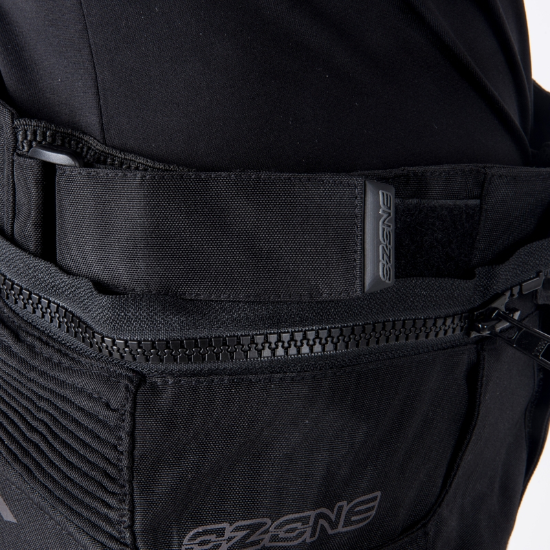 Damskie spodnie motocyklowe Ozone Jet II czarne wyprzedaż