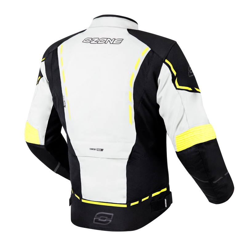 Kurtka motocyklowa Ozone Jet II szaro-czarno-fluo żółta wyprzedaż