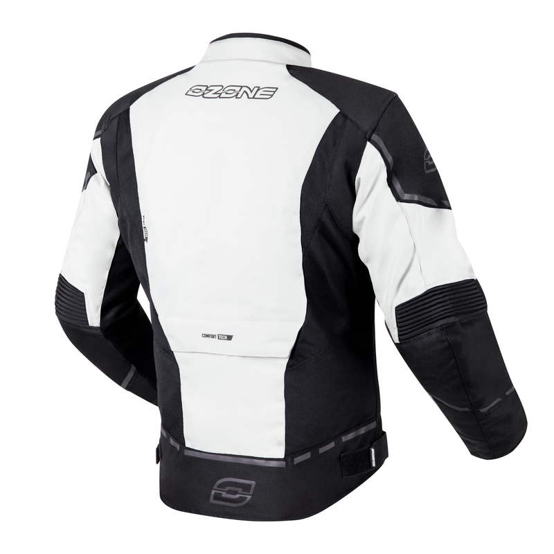 Kurtka motocyklowa Ozone Jet II szaro-czarna wyprzedaż