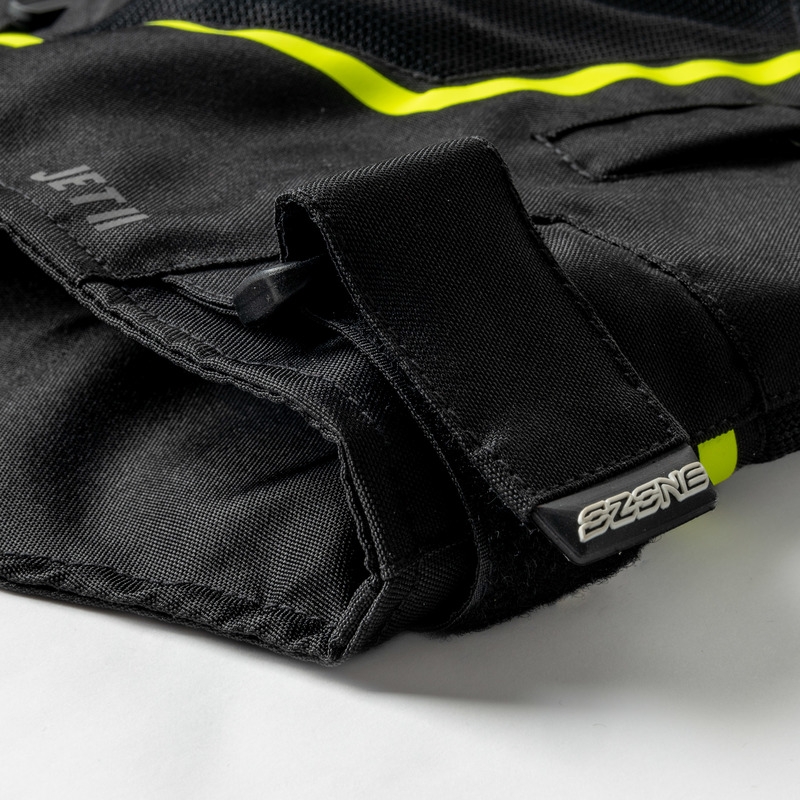 Kurtka motocyklowa Ozone Jet II czarno-fluo żółta wyprzedaż