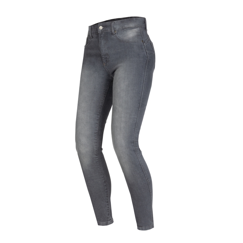 Damskie jeansy motocyklowe Ozone Striker SF Grey