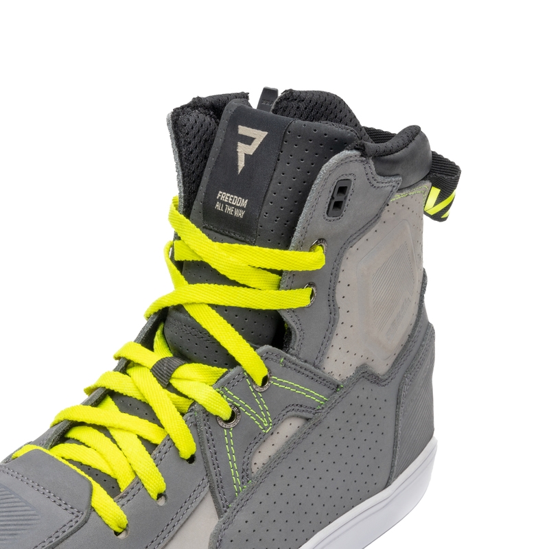 Buty motocyklowe Rebelhorn Vandal grey-fluo yellow. wyprzedaż