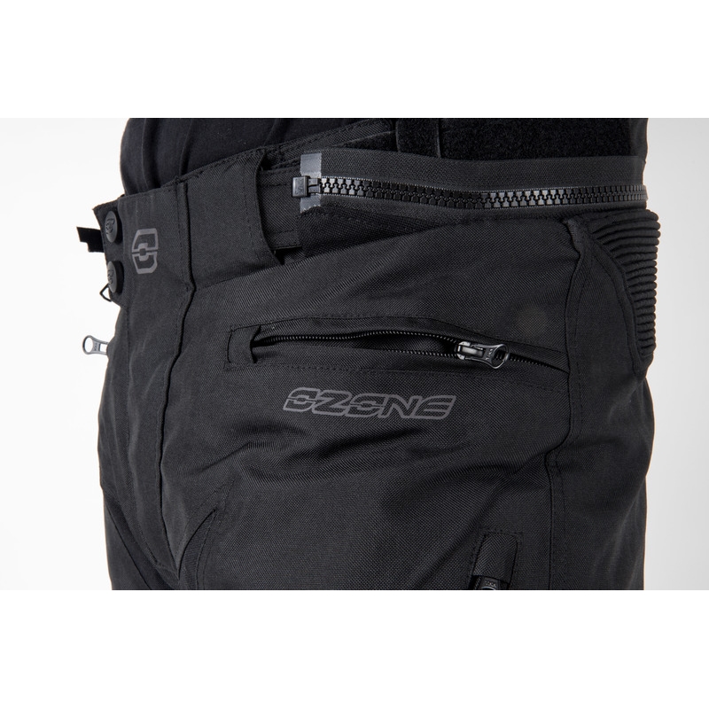 Spodnie motocyklowe Ozone Vulcan skrócone czarne