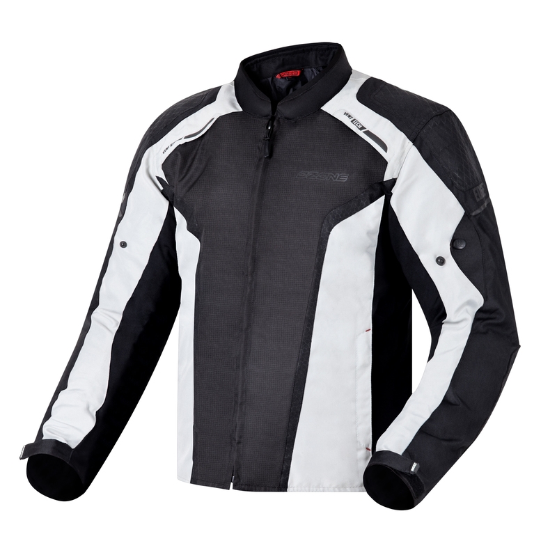 Kurtka motocyklowa Ozone Edge II czarno-szara