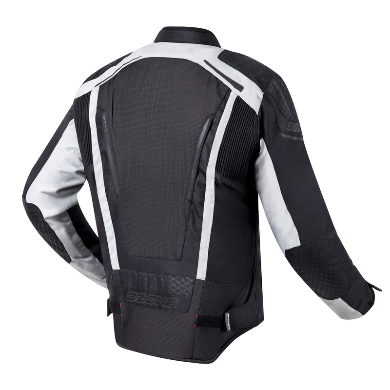 Kurtka motocyklowa Ozone Edge II czarno-szara