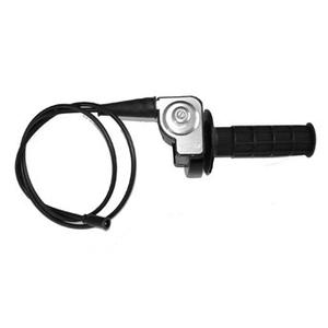 Fast action twistgrip 600A Venhill H02-4-043/9-BK including cable