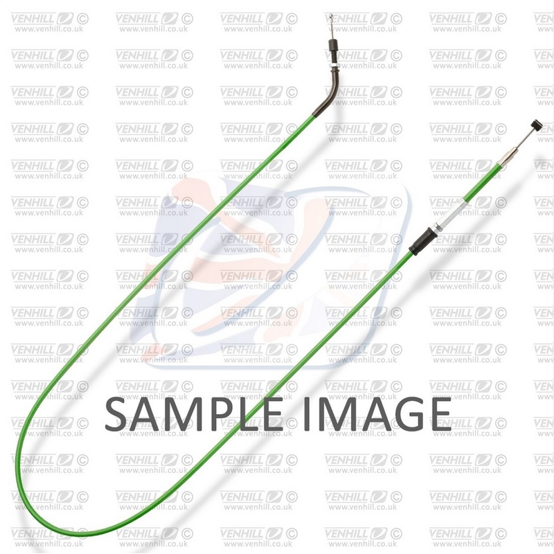 Front brake cable Venhill green