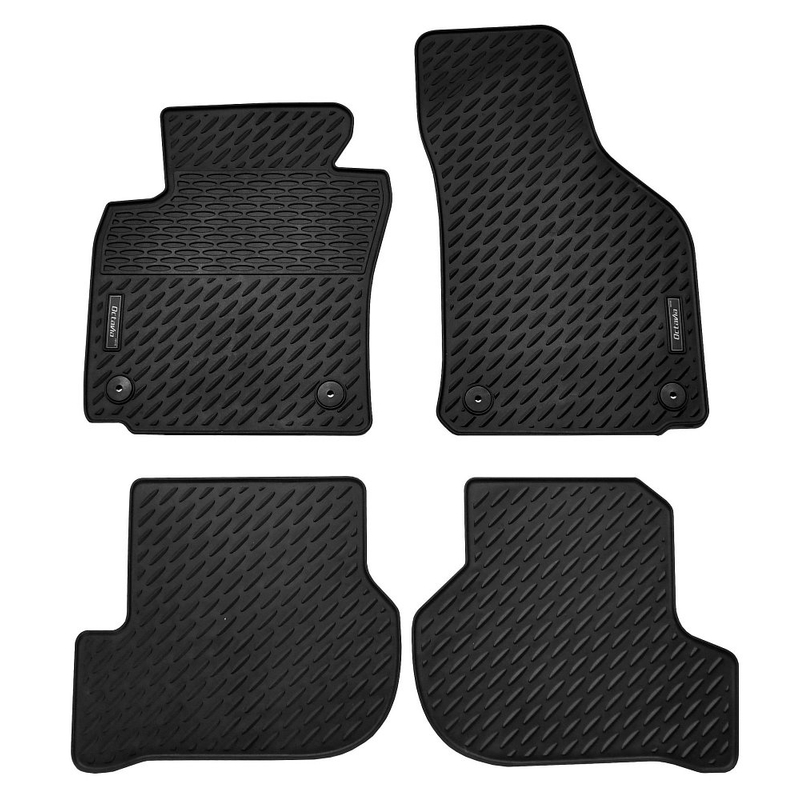 Dywaniki gumowe PERFECT FIT zestaw 4szt. OCTAVIA II z fiksacją