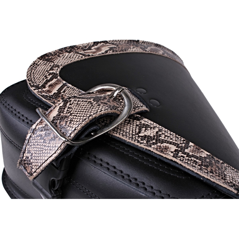 Skórzana torba na motocykl RSA Serpent na motocykl HD Softail