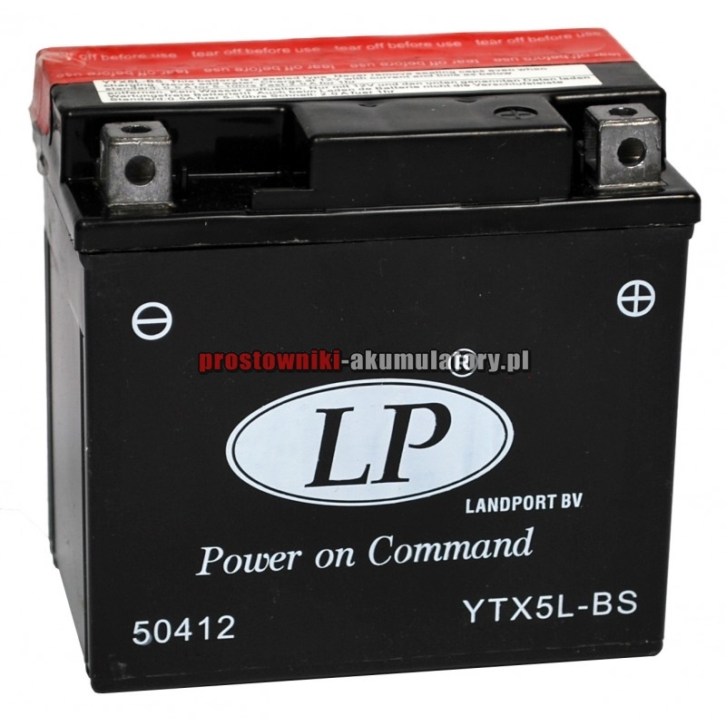 Akumulator bezobsługowy Landport YTX5L-BS, 12V 4Ah
