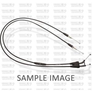 Throttle cables (pair) Venhill S01-4-106/B featherlight black